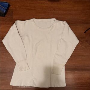 Vintage white thermal.